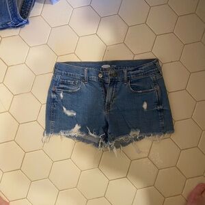 Denim Distressed Women's Shorts